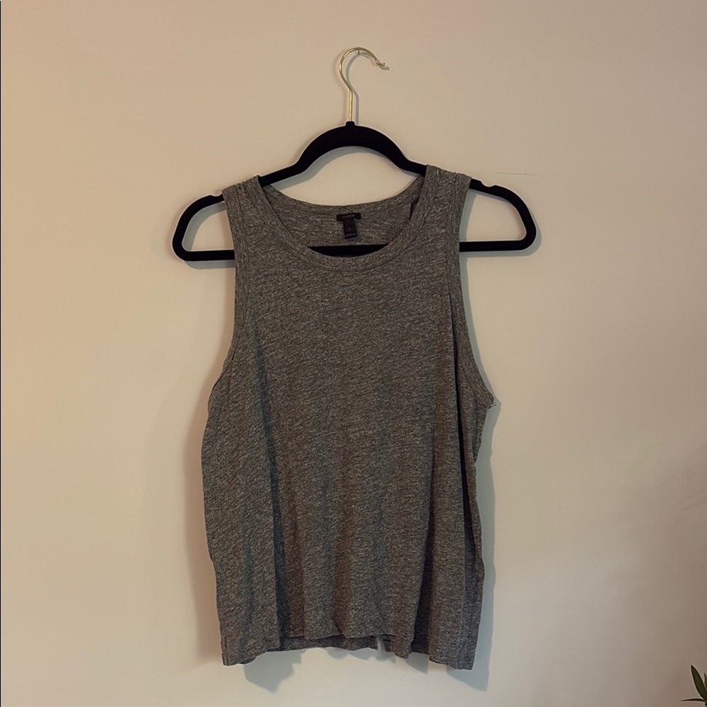 J Crew Marled Split Back Tank